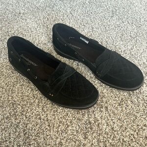 Ortholite grasshoppers loafers. Black. New. Size 9.5